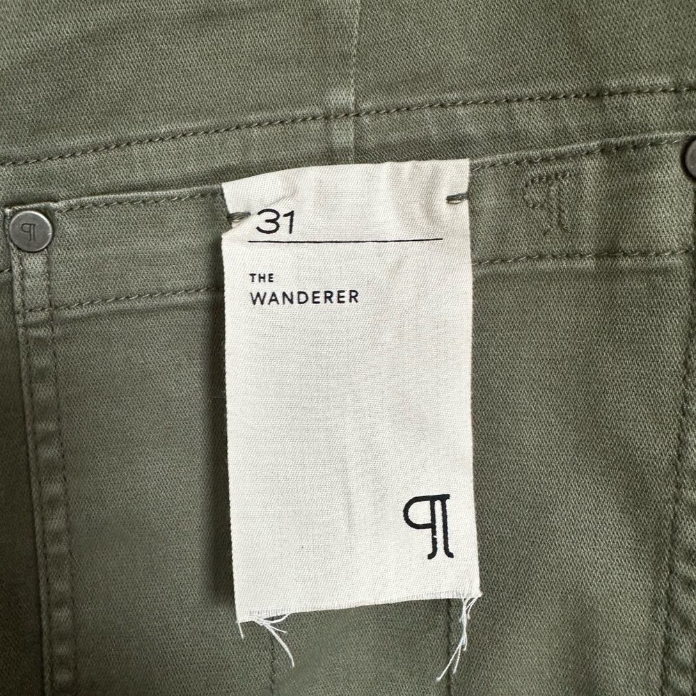NWT Pilcro Anthropologie The Wanderer Green Pants- Size 31 - Picture 9 of 11